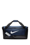 Nike Men's Brasilia Duffle Bag In Mnnavy/white