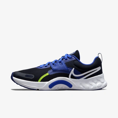 Nike Renew Retaliation Tr 3 Men's Training Shoes In Dark Obsidian,deep Royal Blue,racer Blue,white