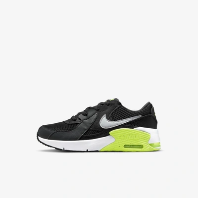 Nike Air Max Excee Little Kids' Shoes In Dark Smoke Grey,black,volt,wolf Grey