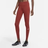 Nike Epic Luxe Women's Mid-rise Pocket Leggings In Dark Cayenne