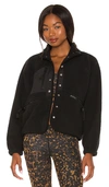 Free People X Fp Movement Hit The Slopes Jacket In 黑色