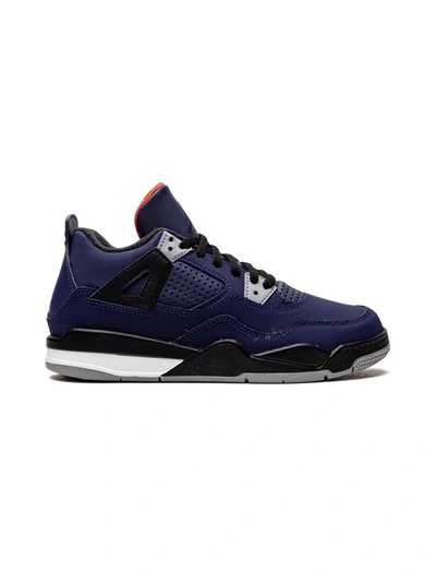 Jordan Kids' Air  4 Retro Sneakers In Blue