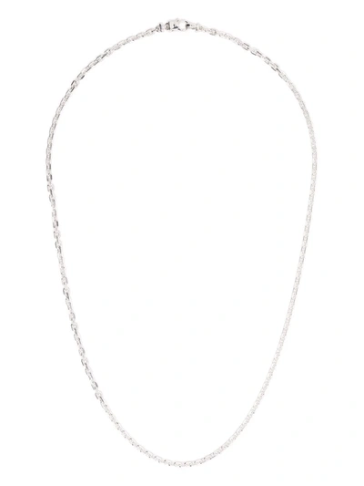 Tom Wood Anker Chain Necklace In Silver