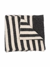 BOBO CHOSES STRIPED KNITTED SCARF