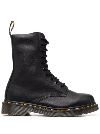Dr. Martens' Women's Pascal Leather Boots In Black Virginia