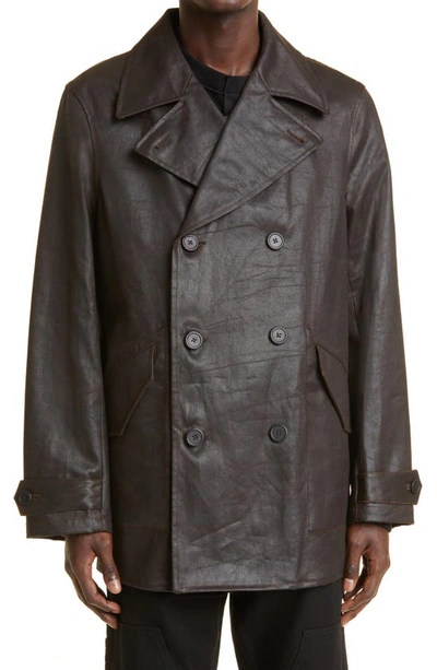 Our Legacy Db Buta Mud Dyed Cotton Coat | ModeSens
