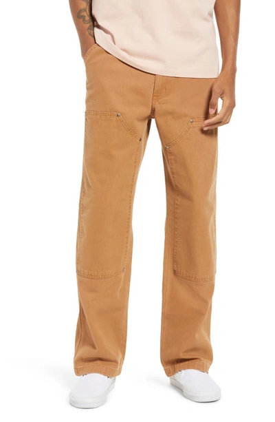 Dickies Double Front Duck Canvas Trousers In Brown