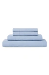 Sijo French Linen Sheet Set In Sky