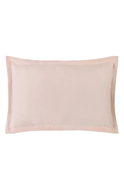 Sijo French Linen Set Of 2 Shams In Blush