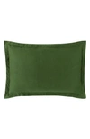 Sijo French Linen Set Of 2 Shams In Green