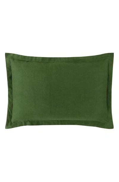 Sijo French Linen Set Of 2 Shams In Green