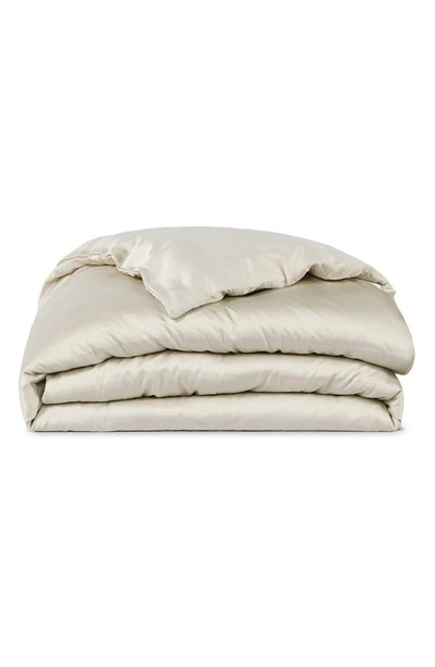 Sijo Eucalyptus Tencel® Lyocell Duvet Cover In Fog