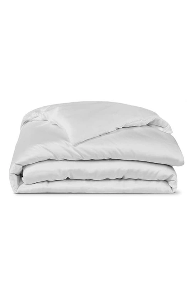 Sijo Eucalyptus Tencel® Lyocell Duvet Cover In Snow