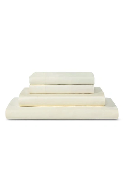 Sijo Eucalyptus Tencel® Lyocell Sheet Set In Ivory