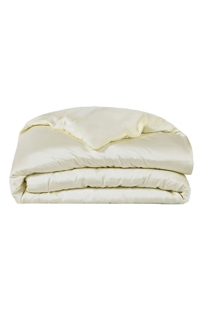 Sijo Eucalyptus Tencel® Lyocell Duvet Cover In Ivory