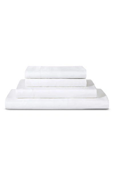 Sijo Eucalyptus Tencel® Lyocell Sheet Set In Snow