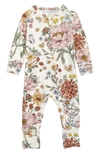 Loulou Lollipop Babies' Fitted One-piece Pajamas In White