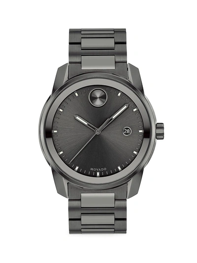 Movado Bold Verso 42mm Watch In Gray