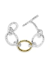 IPPOLITA WOMEN'S CHIMERA STERLING SILVER & 18K GOLD CLASSICO LARGE LINK TOGGLE BRACELET,400014924354