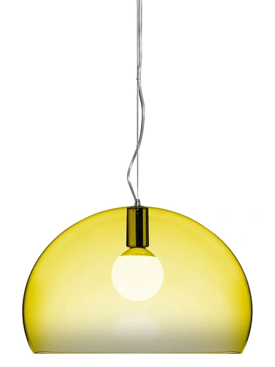 Kartell Fl/y Bubble Pendant Lamp In Yellow