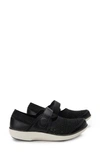 Traq By Alegria Qutie Sneaker In Crochet Black