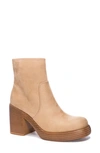 Dirty Laundry Groovy Platform Boot In Camel Faux Leather