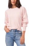1.STATE VARIEGATED CABLES CREW SWEATER,8151216