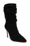 Schutz Ashlee Slouch Pointed Toe Boot In Black