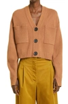 Proenza Schouler Oversized Cashmere-blend Ponte De Roma Sweater In 212 Saddle