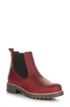 Bos. & Co. Corrin Waterproof Chelsea Boot In Red Saddle Leather