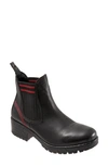 Bueno Florida Chelsea Bootie In Black/ Red Knit