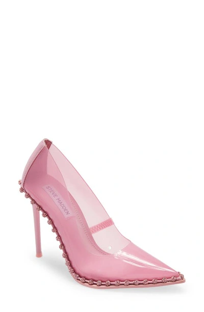 Steve Madden Vyper Pointed Toe Pump In Dusty Pink