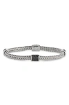 JOHN HARDY CLASSIC PAVÉ CLASP BRACELET,BBS9694BLSXM