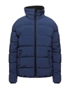 Dstrezzed Down Jackets In Slate Blue