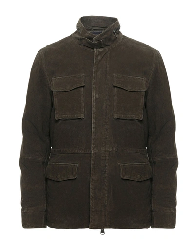 The Jack Leathers Jackets In Dark Green