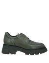 Ash Lace-up Shoes In Military Green