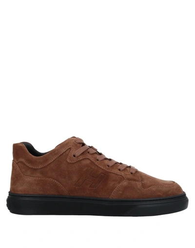 Hogan Sneakers In Brown