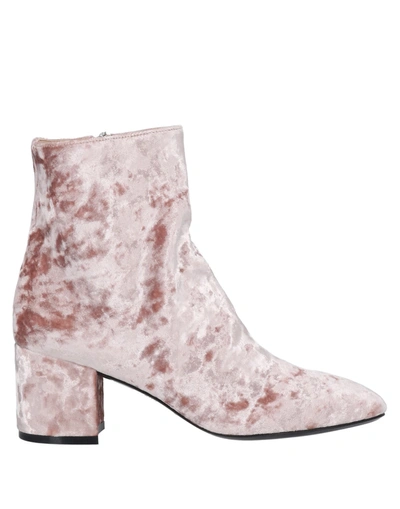 Marco Barbabella Ankle Boots In Pink