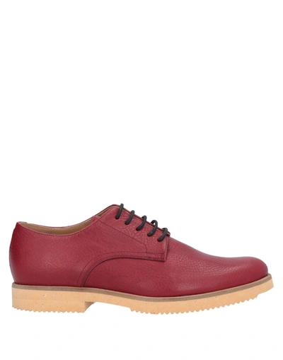 Stephen Venezia Lace-up Shoes In Red