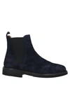 Manifatture Etrusche Ankle Boots In Dark Blue