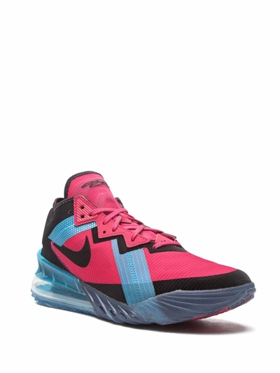 Nike Lebron 18 "fireberry" Sneakers In Black