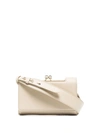 SIMONE ROCHA SNAP PEARL-EMBELLISHED SHOULDER BAG