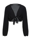 Jucca Wrap Cardigans In Black