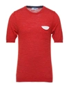 Mqj Sweaters In Red