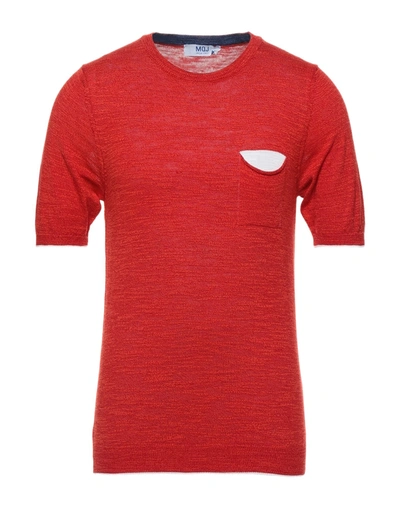 Mqj Sweaters In Red