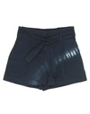 NINE:INTHE:MORNING NINE IN THE MORNING WOMAN SHORTS & BERMUDA SHORTS MIDNIGHT BLUE SIZE 27 COTTON, ELASTANE,13630777QU 3