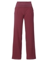 Manila Grace Pants In Maroon