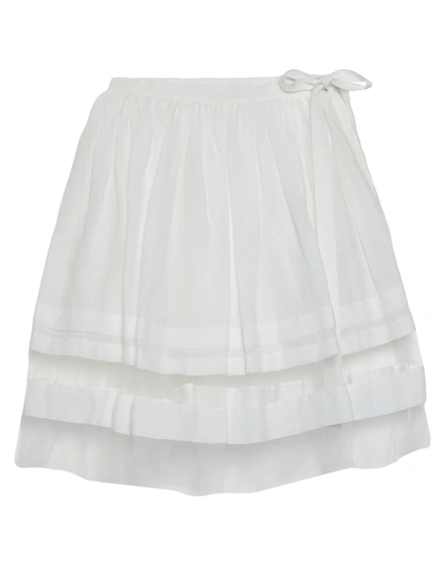 Ermanno Scervino Midi Skirts In White