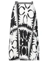 Red Valentino Midi Skirts In Black