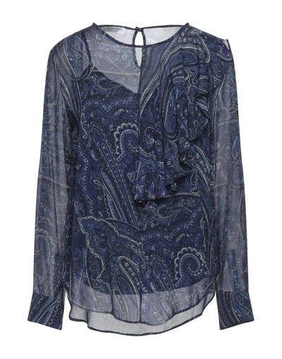 Le Tricot Perugia Blouses In Blue